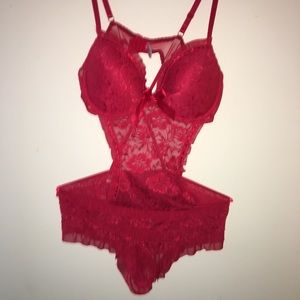 Red lingerie